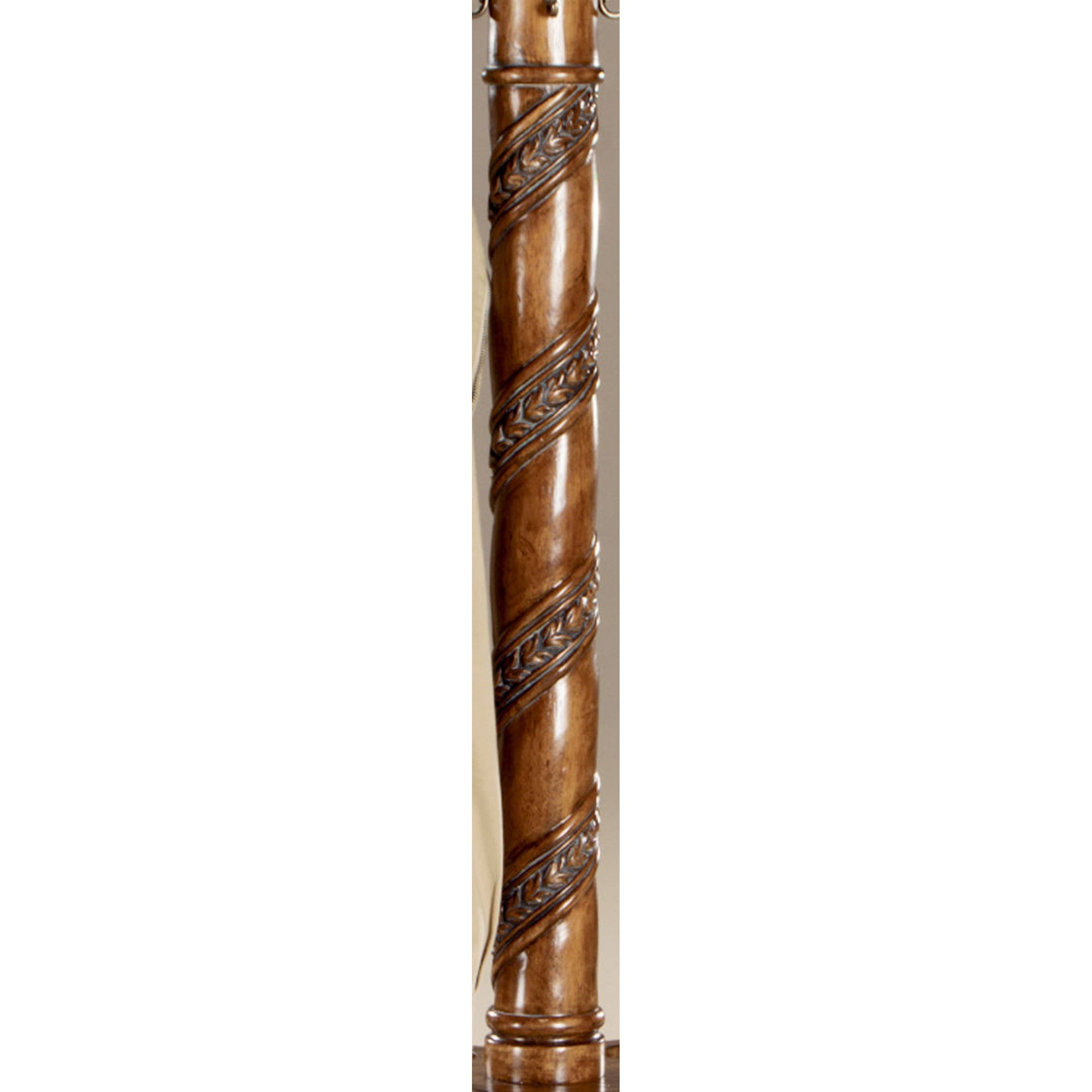 Laird Costumer by Butler Specialty Company. Made from rubberwood solids, antique brass plated hooks in a traditional style.