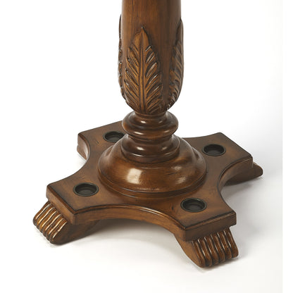 Laird Costumer by Butler Specialty Company. Made from rubberwood solids, antique brass plated hooks in a traditional style.