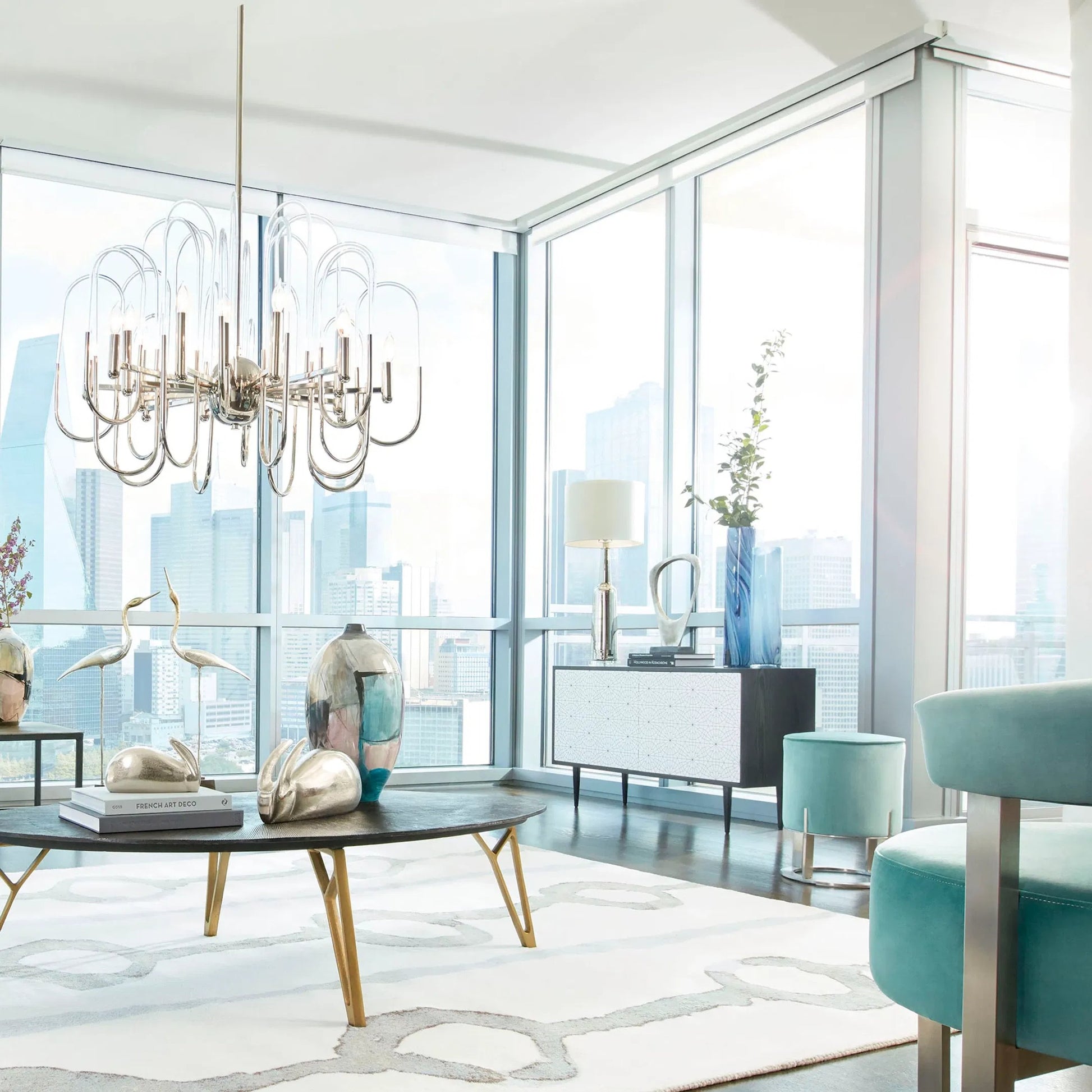 Furniture - Table by Cyan Design in bronze, brass. Made from aluminum in a transitional style.