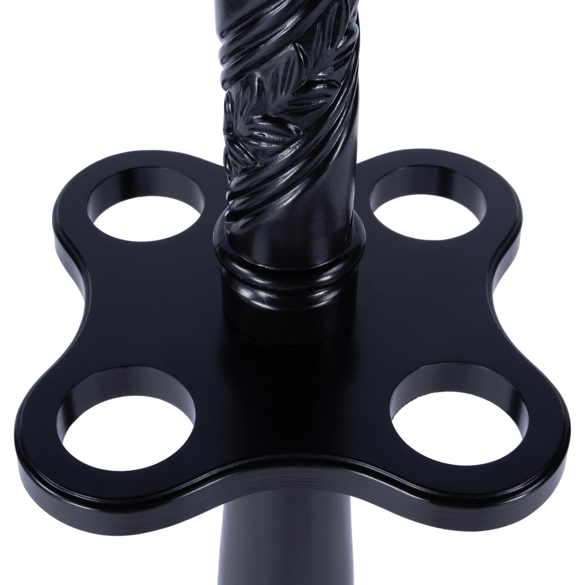 Laird Costumer by Butler Specialty Company. Made from rubberwood solids, antique brass plated hooks in a traditional style.