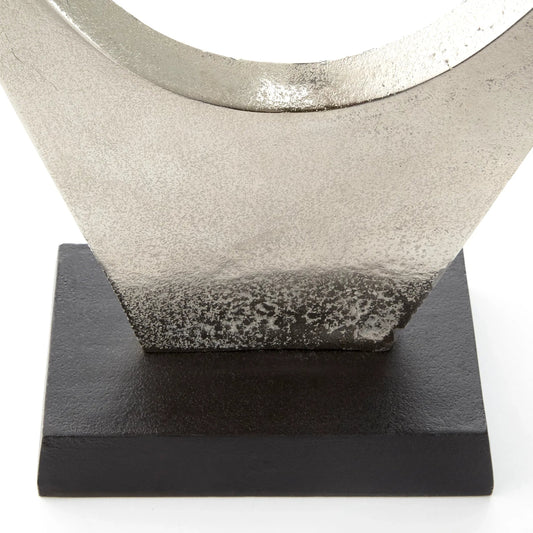 Llano Sculpture #2 by Cyan Design in raw nickel, bronze. Made from aluminum in a modern style.