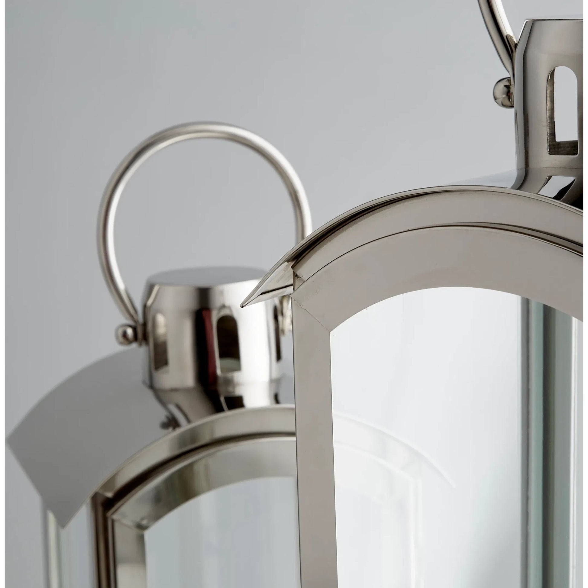 Wilder Candleholder by Cyan Design in nickel. Made from stainless steel, glass in a transitional style.