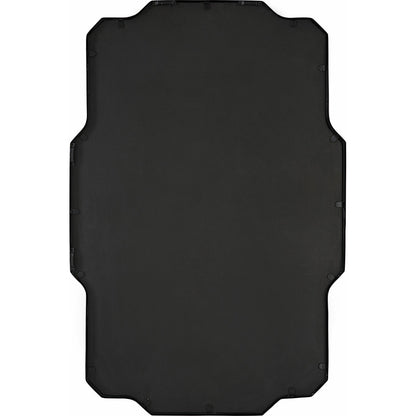 Casmus Wall Mirror by Uttermost in matte black. Made from iron, glass, mdf in a transitional style.