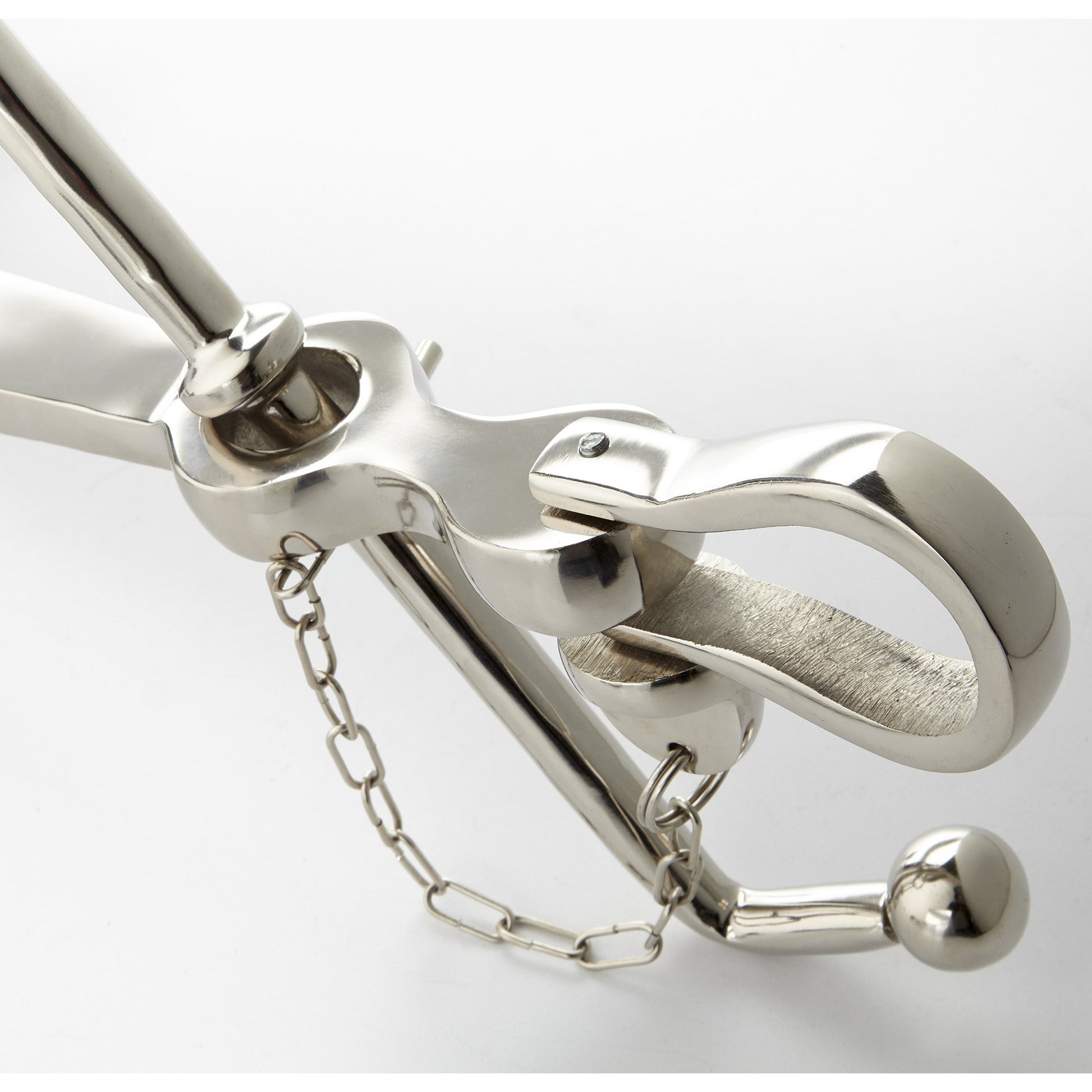 Anchors Aweigh Sculpture by Cyan Design in nickel. Made from aluminum in a coastal style.