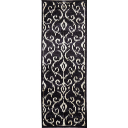 Azeri Transitional Damask Rug - 3842F by Feizy in gray, taupe, ivory. Made from wool, viscose in a unique style.