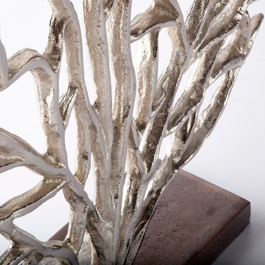 Ariana Sculpture by Cyan Design in nickel, bronze. Made from aluminum in a coastal style.