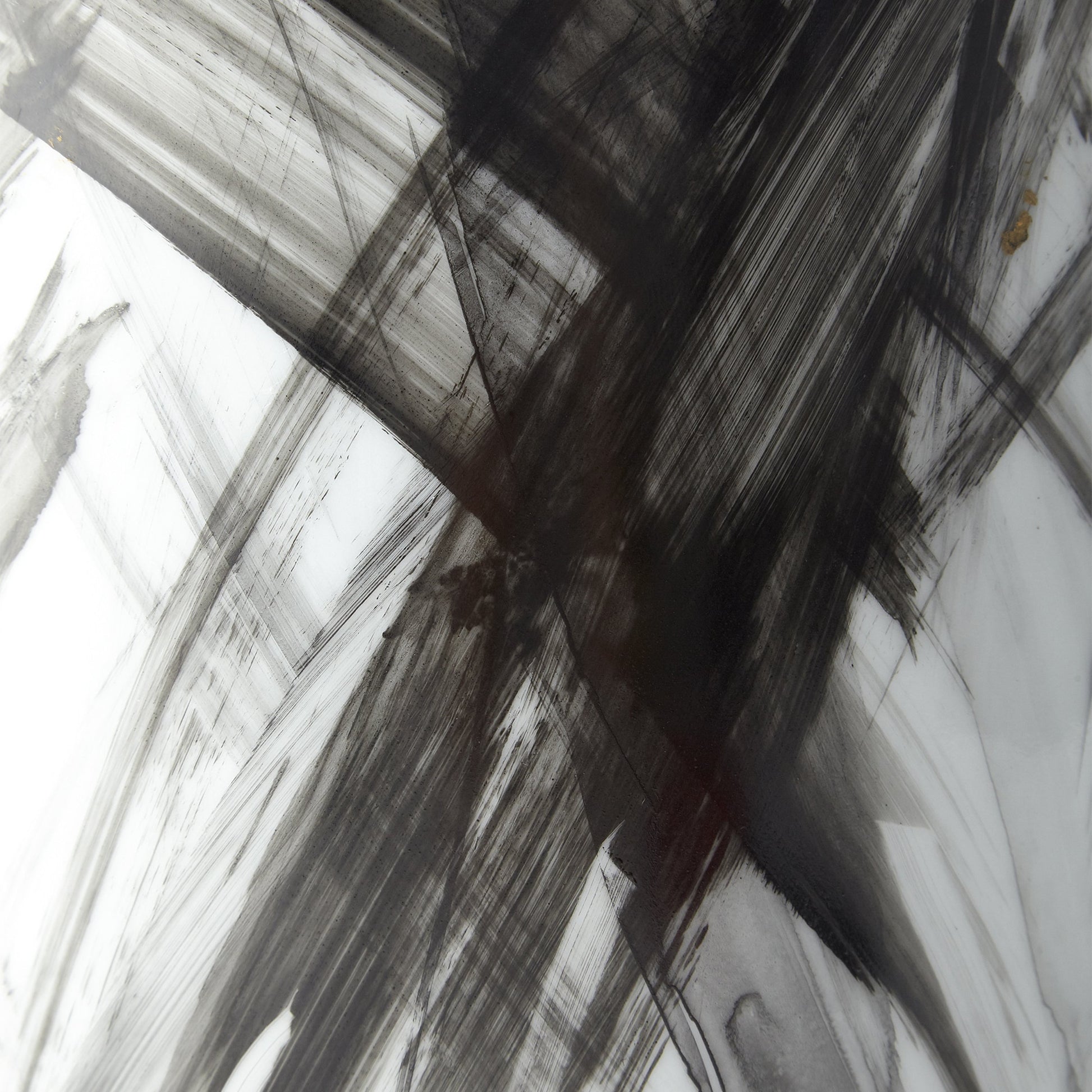 Pollock Container by Cyan Design in black, white. Made from ceramic in a modern style.