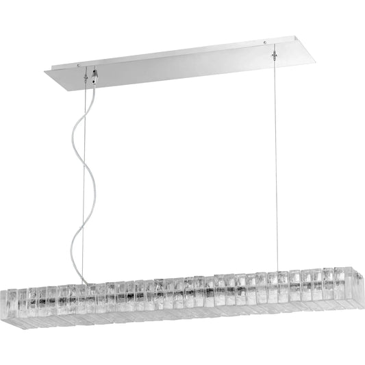 Kallick Island by Cyan Design in polished nickel. Made from glass, metal in a modern style.
