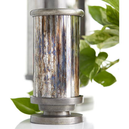 Kensington Vase by Cyan Design in nickel. Made from aluminum, glass in a transitional style.