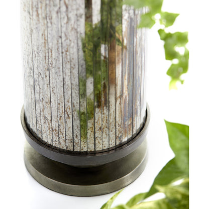 Kensington Vase by Cyan Design in nickel. Made from aluminum, glass in a transitional style.