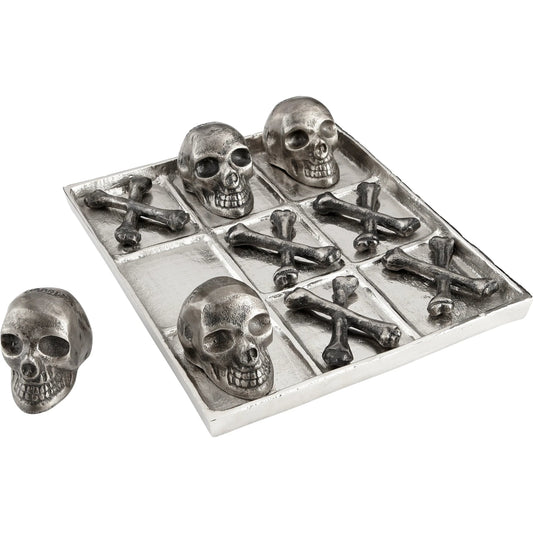 Yo Ho Ho Tic Tac Toe by Cyan Design in nickel. Made from aluminum in a modern style.