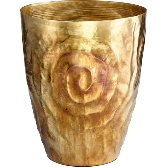 Dutchess Vase by Cyan Design in gold. Made from aluminum in a rustic style.