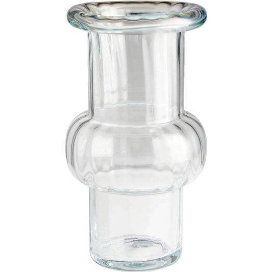 Hurley Vase by Cyan Design in clear. Made from glass in a modern style.