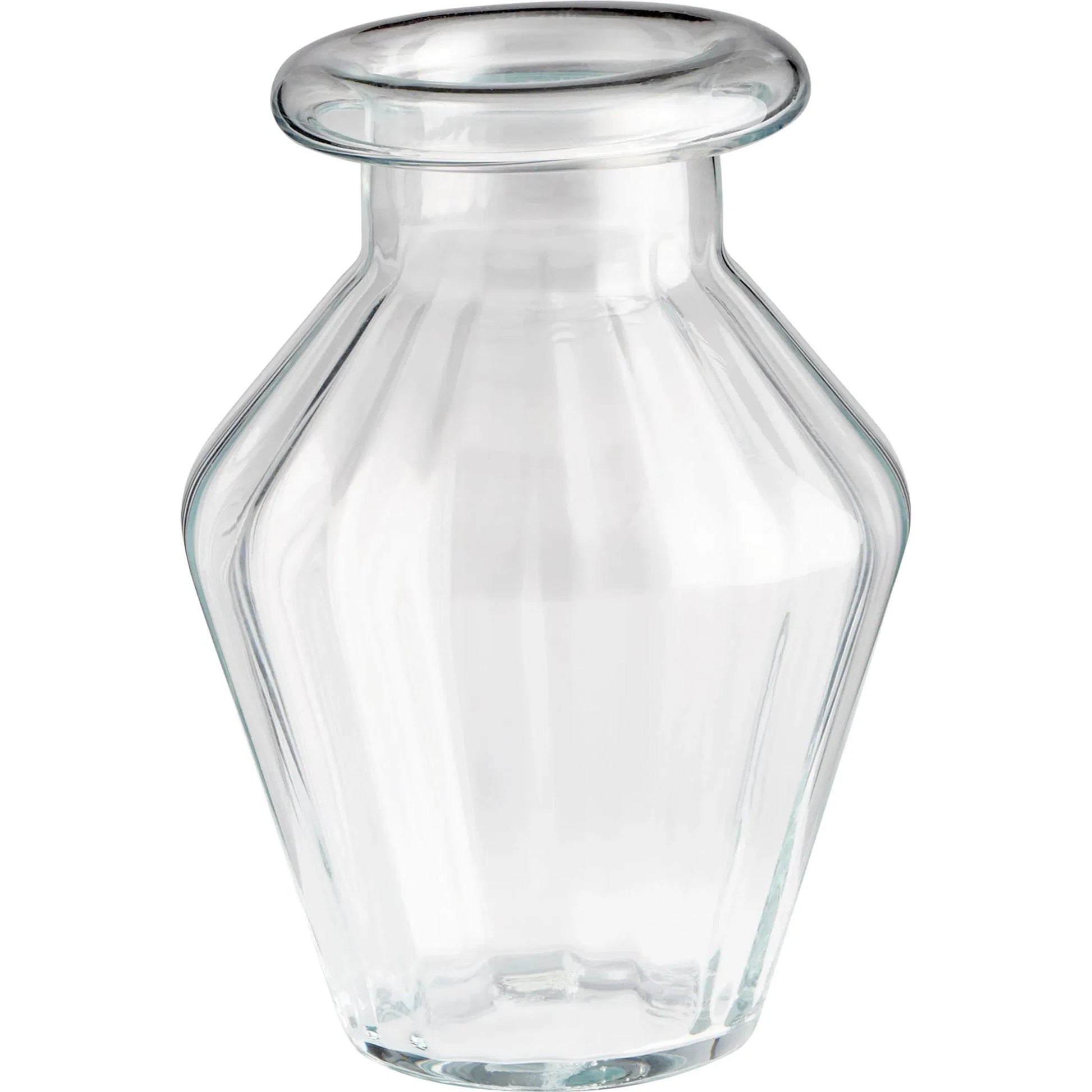 Rocco Vase by Cyan Design in clear. Made from glass in a transitional style.