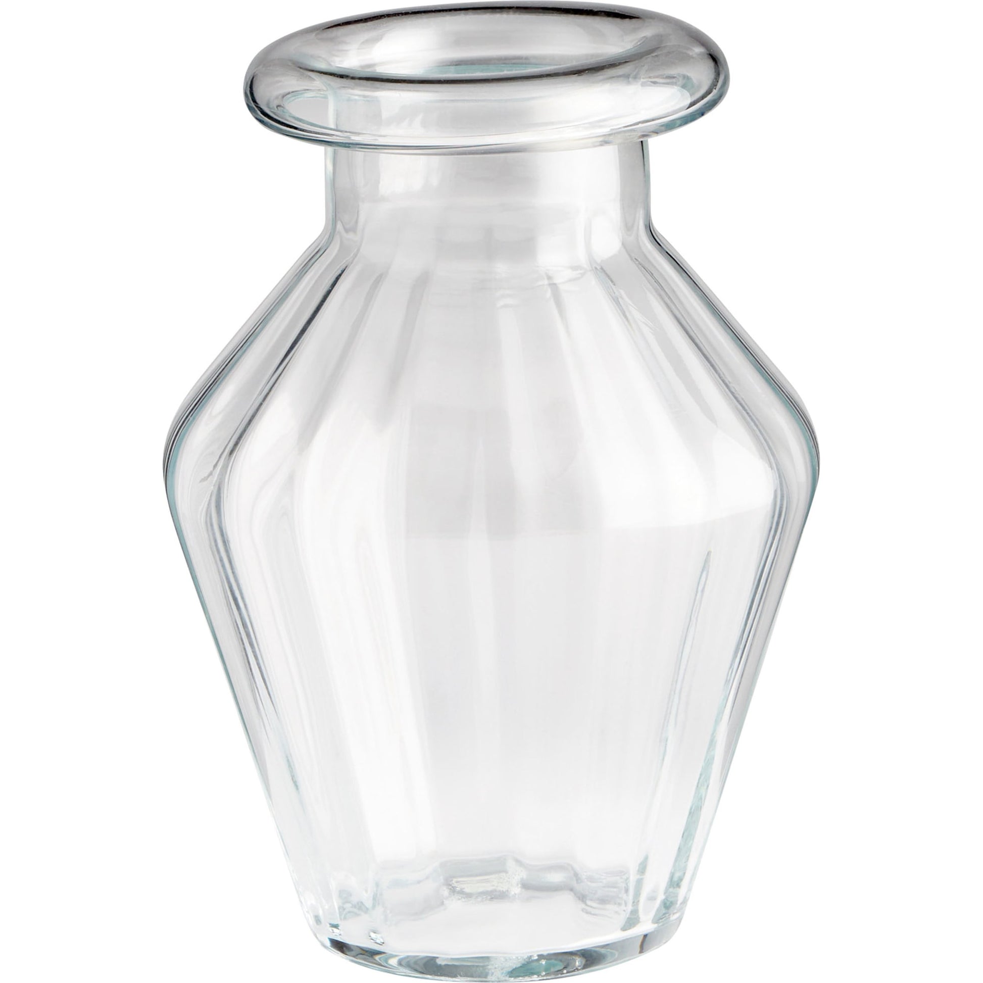 Rocco Vase by Cyan Design in clear. Made from glass in a transitional style.