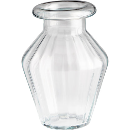 Rocco Vase by Cyan Design in clear. Made from glass in a transitional style.