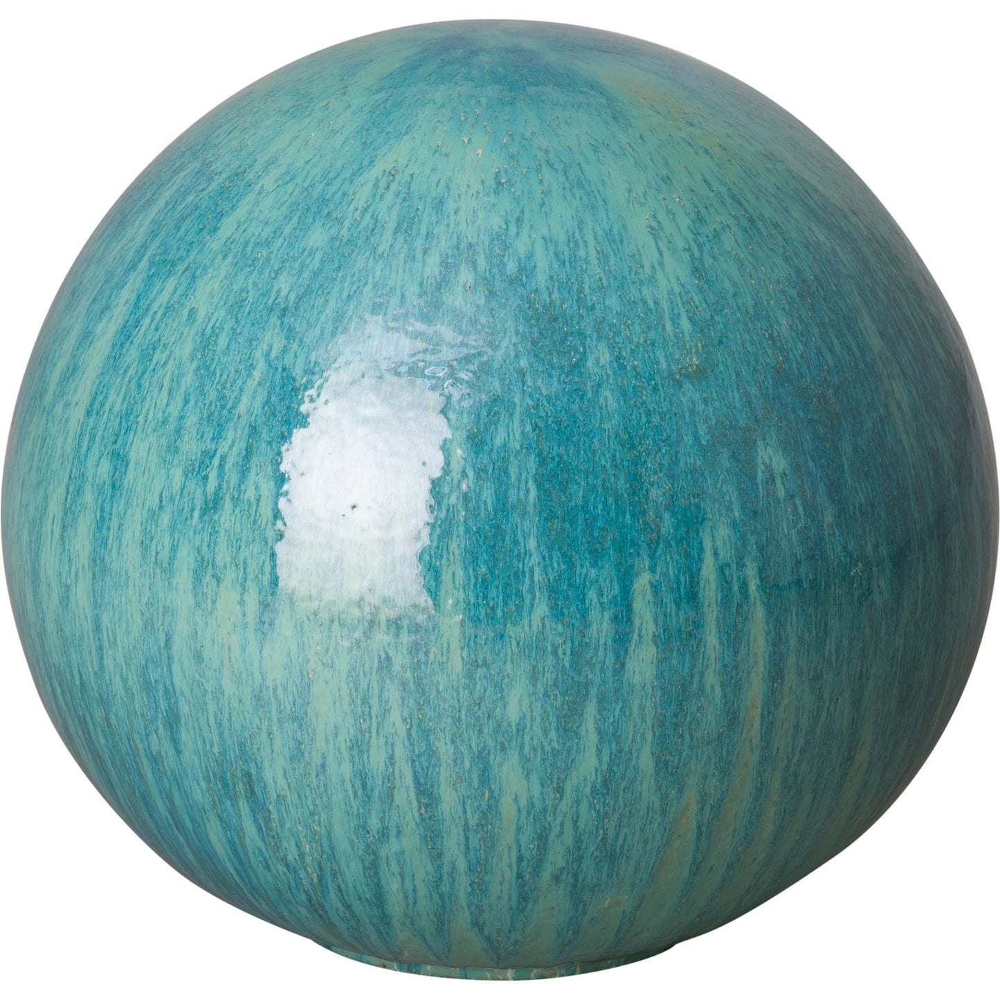 004 SI-2082246 | Primary Silo | Landscape Gazing Ball by Emissary in glossy glaze. Made from ceramic in a eclectic & global style.