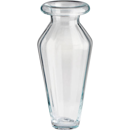 Rocco Vase by Cyan Design in clear. Made from glass in a transitional style.