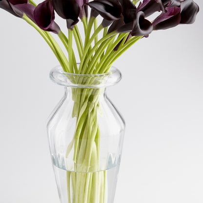 Rocco Vase by Cyan Design in clear. Made from glass in a transitional style.