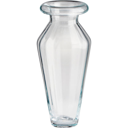 Rocco Vase by Cyan Design in clear. Made from glass in a transitional style.