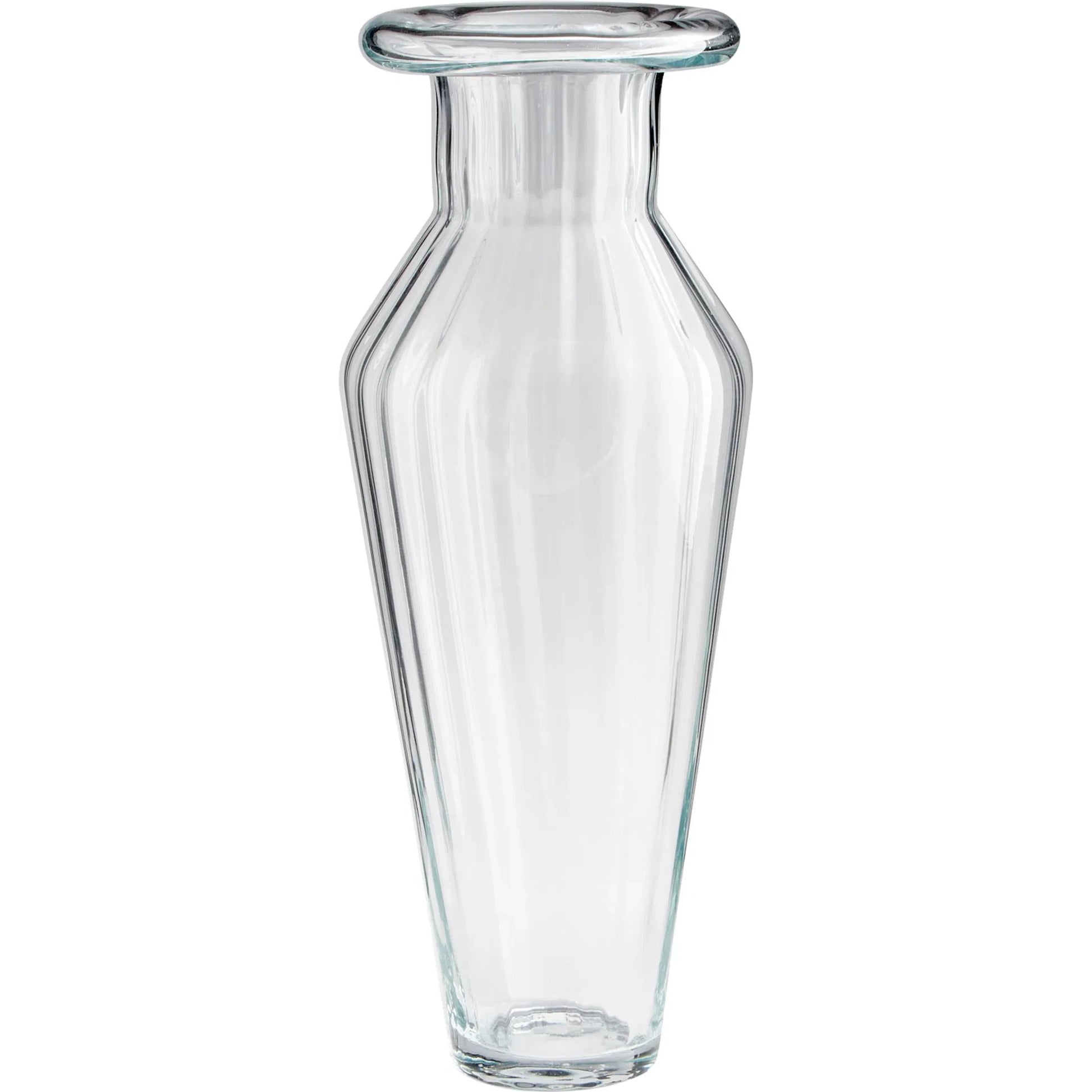 Rocco Vase by Cyan Design in clear. Made from glass in a transitional style.