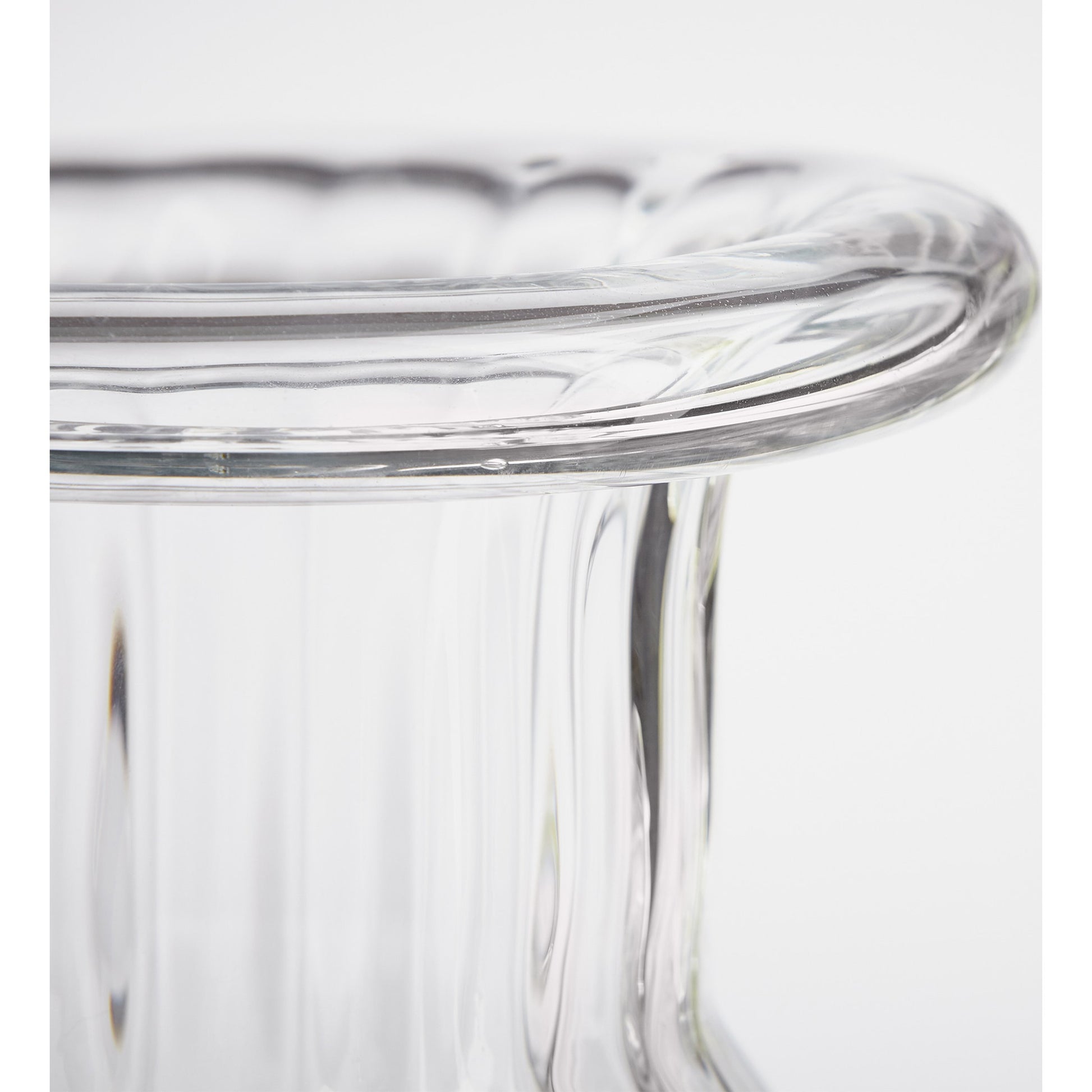 Rocco Vase by Cyan Design in clear. Made from glass in a transitional style.