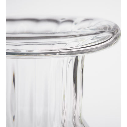 Rocco Vase by Cyan Design in clear. Made from glass in a transitional style.