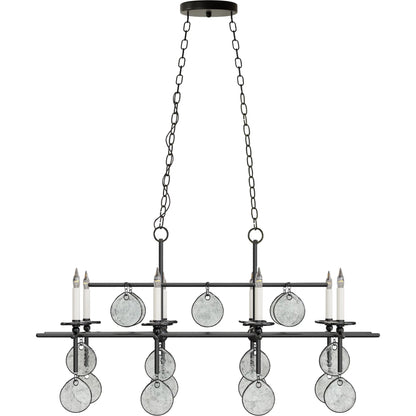 Sethos Rectangular Chandelier by Currey and Company. Made from unique in a modern style.