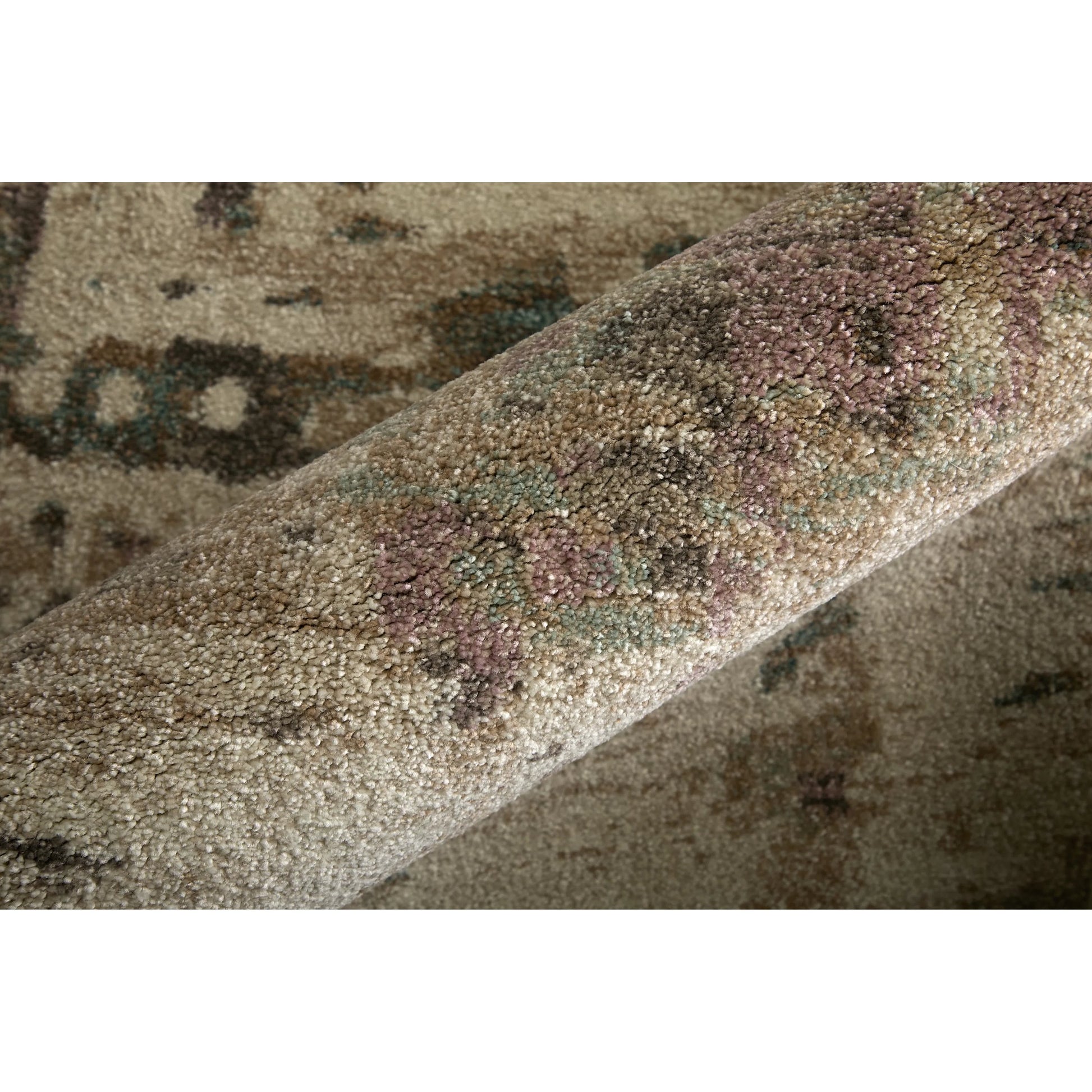 Eden EDN39QRF Rug by Feizy in ivory, blue, purple. Made from polypropylene in a unique style.