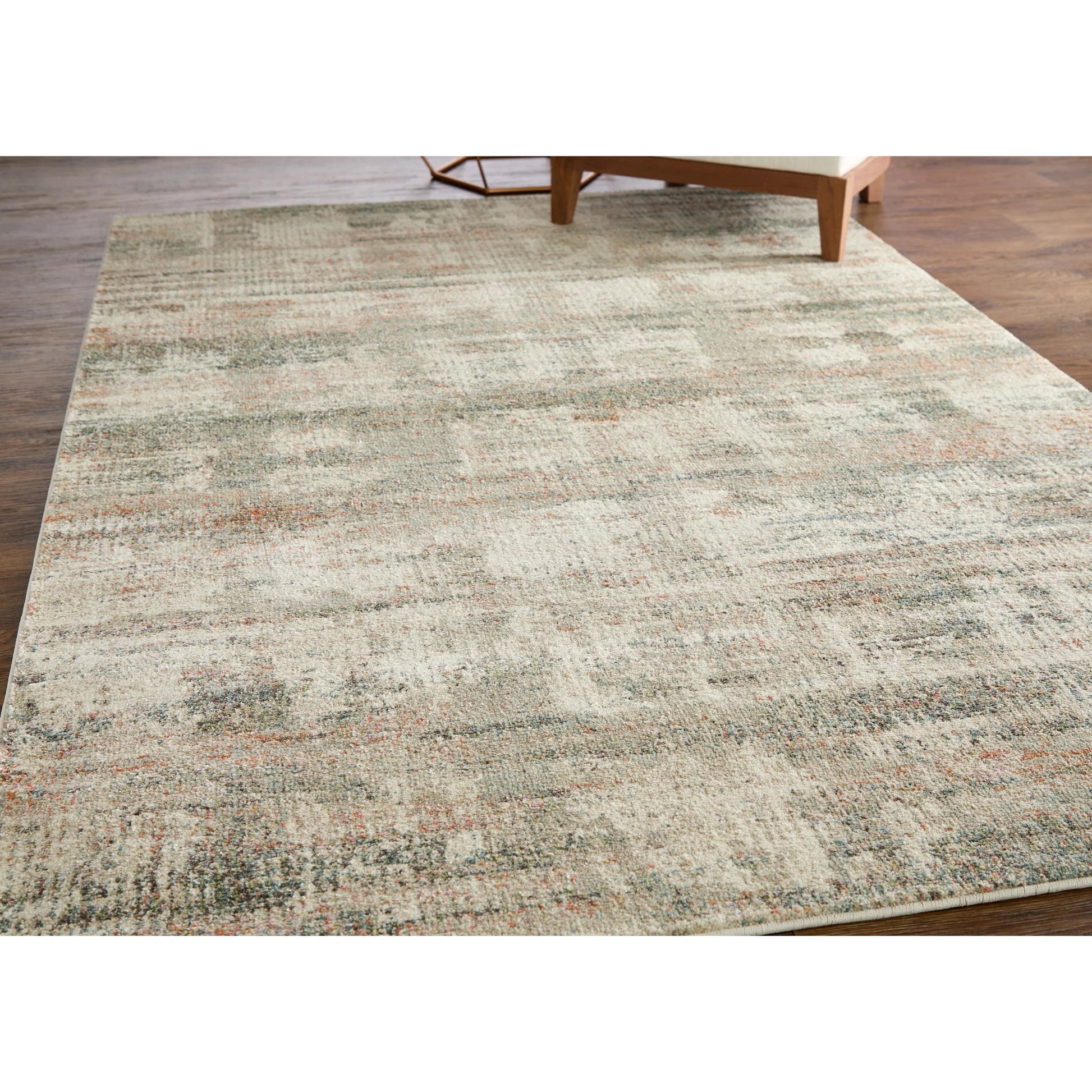 Eden EDN39QWF Rug by Feizy in ivory, gray, green. Made from polypropylene in a unique style.