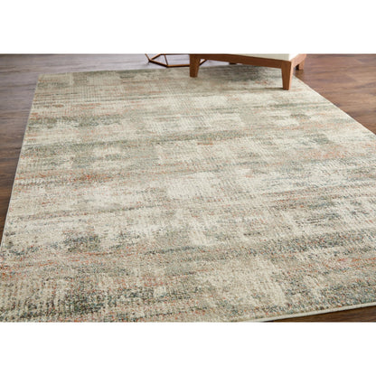 Eden EDN39QWF Rug by Feizy in ivory, gray, green. Made from polypropylene in a unique style.