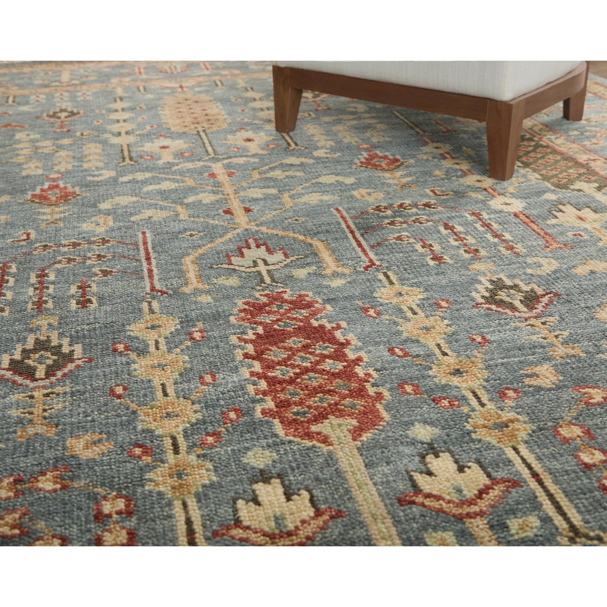 Carrington Traditional Oriental Rug - 6499F by Feizy in blue, red, gold. Made from wool in a unique style.