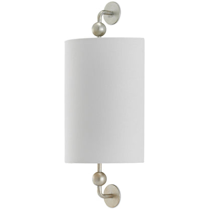 Tavey Wall Sconce by Currey and Company in contemporary gold leaf. Made from wrought iron in a transitional style.