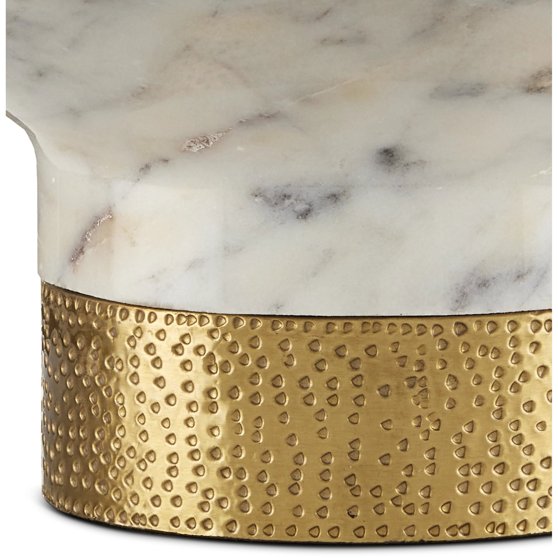 Vincent Marble Bowl by Currey and Company in black, brass. Made from marble, brass in a modern style.