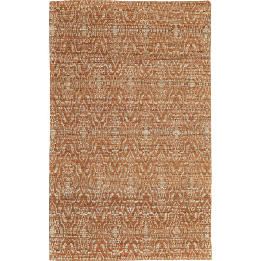 Lilliana Transitional Geometric Rug - 0766F by Feizy in orange, tan. Made from jute in a unique style.