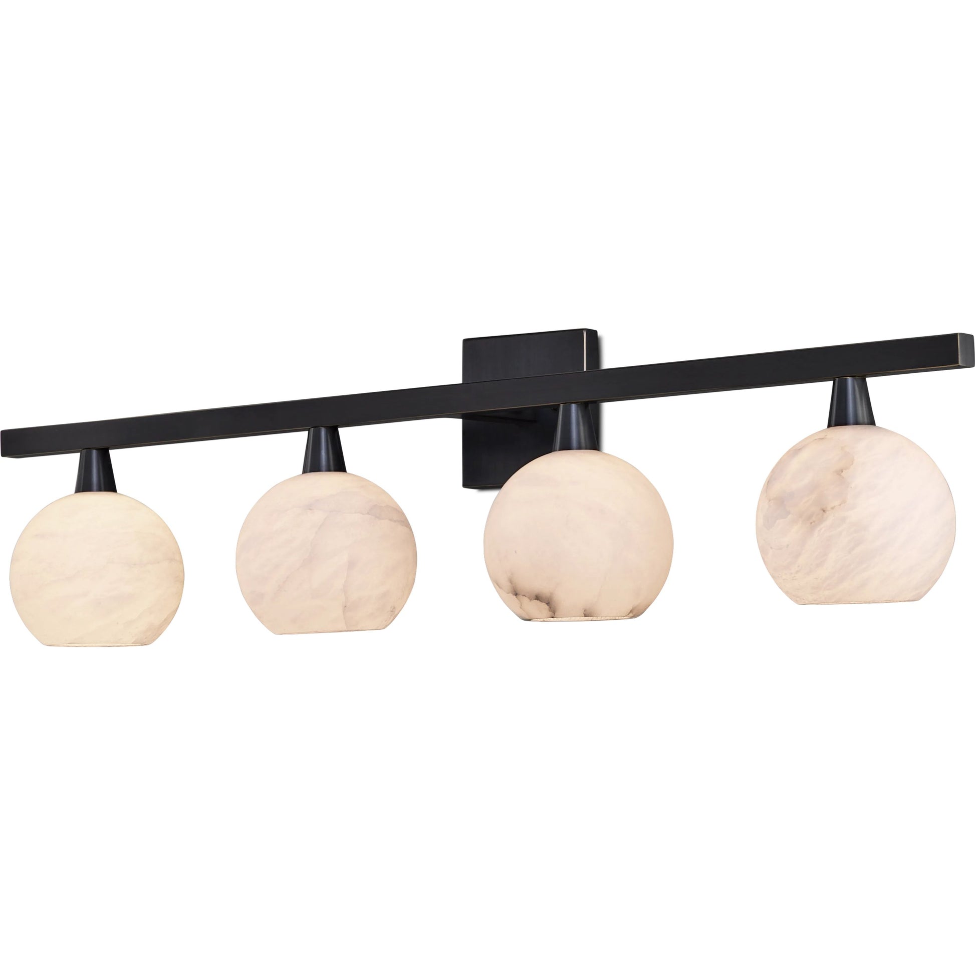Bombelles Bath Bar by Currey and Company. Made from metal, alabaster in a modern style.