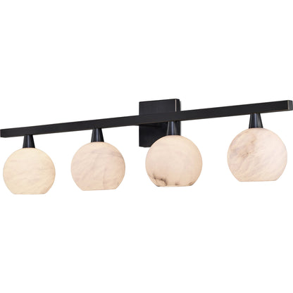Bombelles Bath Bar by Currey and Company. Made from metal, alabaster in a modern style.