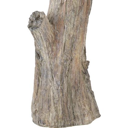 Rafaela Flameless LED Candelabra by Currey and Company in dark brown. Made from composite in a rustic style.