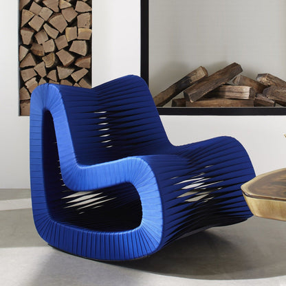 Seat Belt Rocking Chair by Phillips Collection. Made from cotton in a modern style.