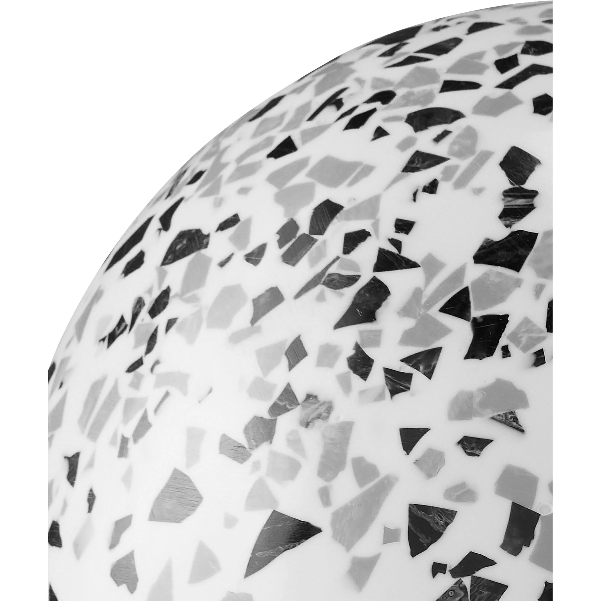 Ross Speckle Ball Set by Currey and Company in black, white, gray. Made from composite in a transitional style.