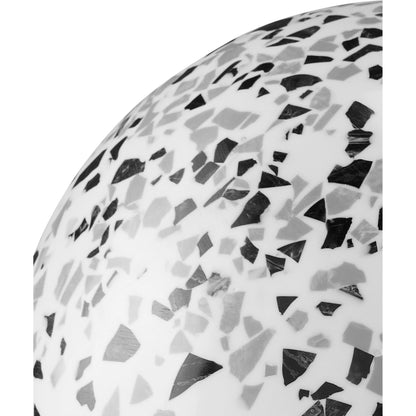 Ross Speckle Ball Set by Currey and Company in black, white, gray. Made from composite in a transitional style.