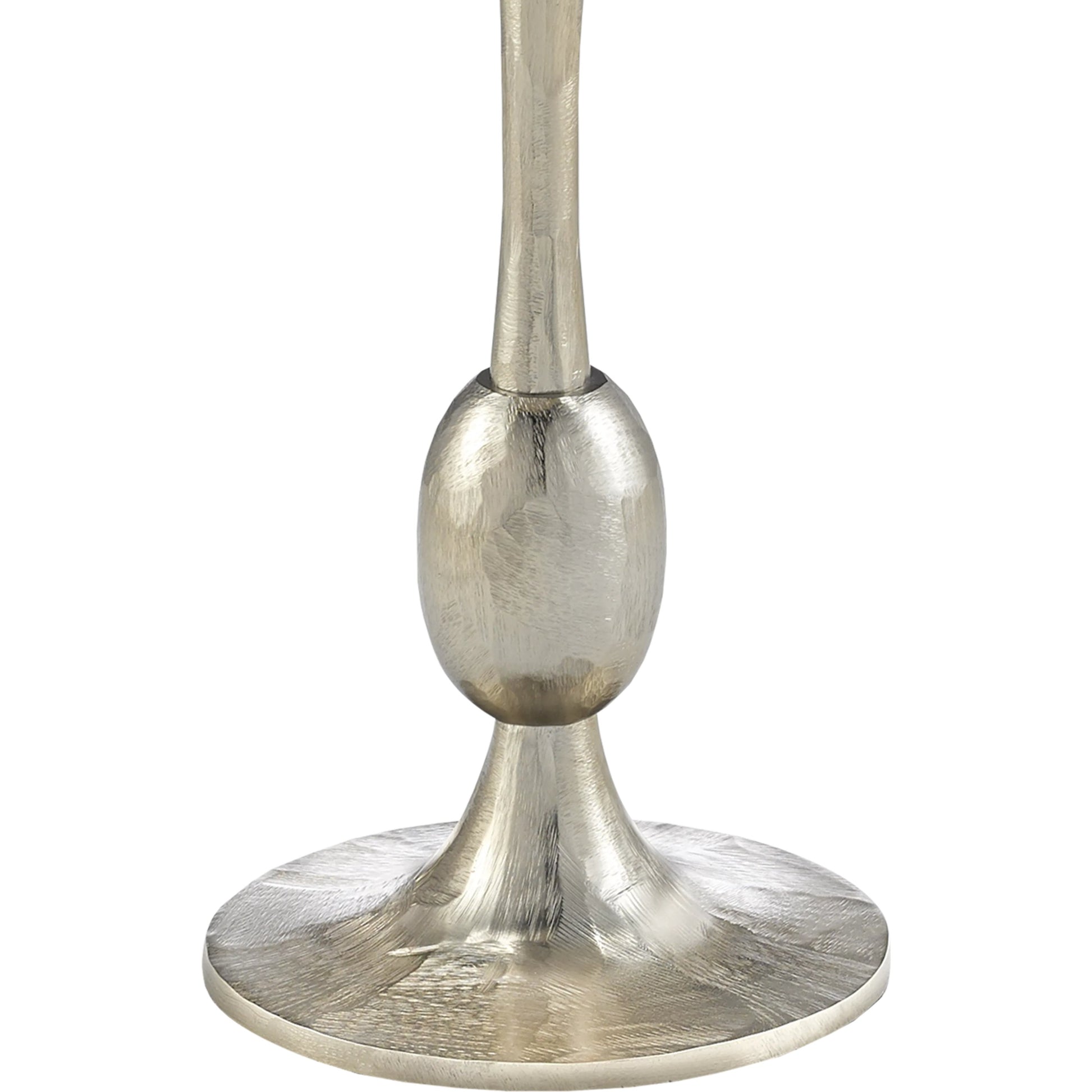 Talia Accent Table by Currey and Company in champagne gold. Made from cast aluminum in a traditional style.