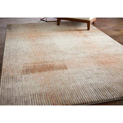 Eden EDN39QPF Rug by Feizy in ivory, taupe, pink. Made from polypropylene in a unique style.
