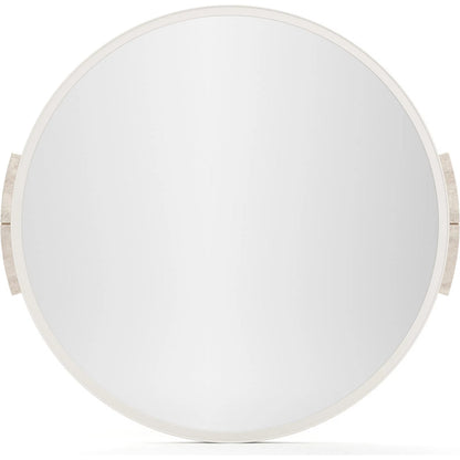 Overlap Wall Mirror by Caracole. Made from stone in a modern style.
