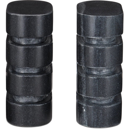 Bheslana Marble Object Set by Currey and Company in natural. Made from bheslana marble in a modern style.