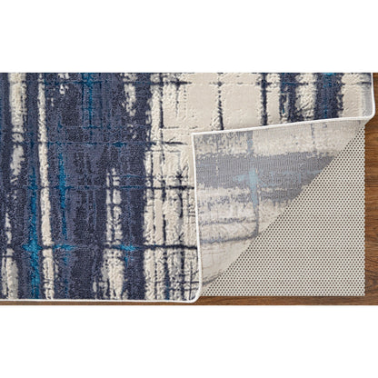 Indio Rug - 39GZF by Feizy in ivory, blue, gray. Made from unique in a unique style.