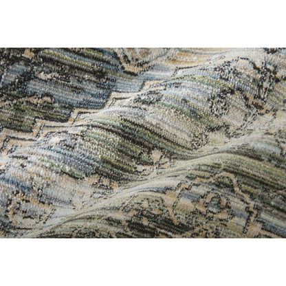Augustine Traditional AUG39TWF Rug by Feizy in green, ivory, black. Made from polypropylene, polyester in a unique style.