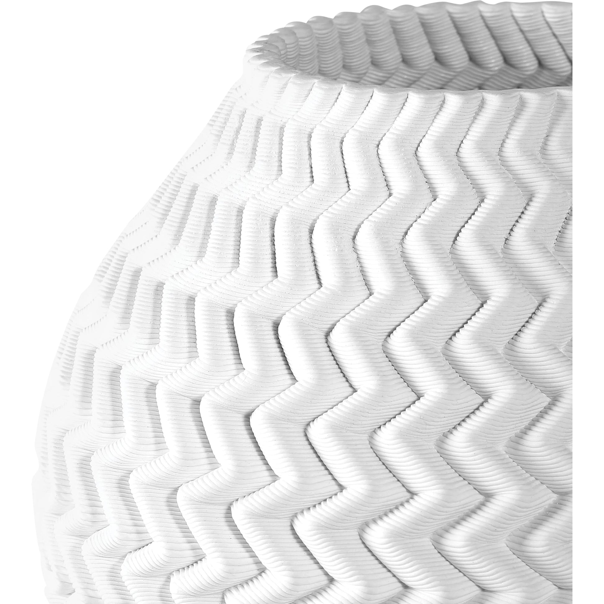 Plisse Vase by Currey and Company. Made from unique in a modern style.