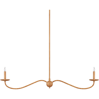 Saxon Linear Chandelier by Currey and Company. Made from unique in a modern style.
