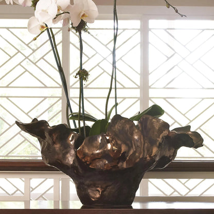 Meteor Bowl by Global Views. Made from ceramic in a coastal style.